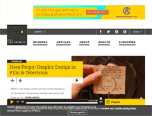 Tablet Screenshot of 99percentinvisible.org